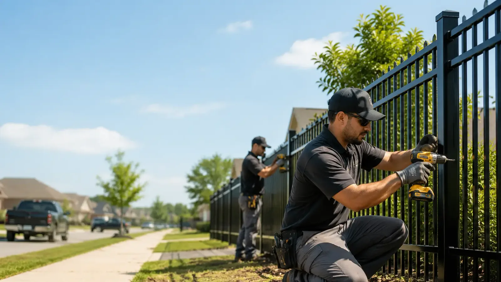 Metal Fence Installation in Sturtevant, WI